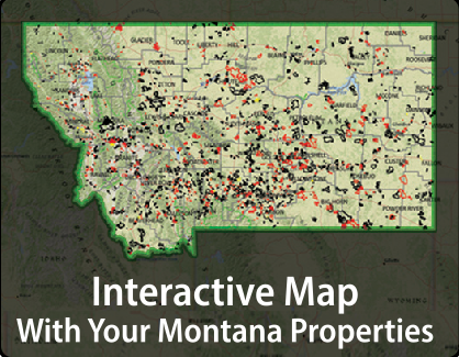 Montana Private Land Ownership Map