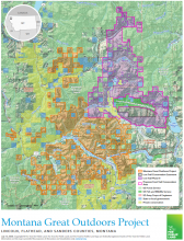 Montana Great Outdoors Project map