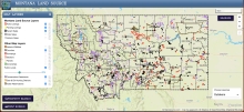Montana Land Source map app