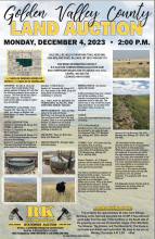 Golden Valley County Land Auction