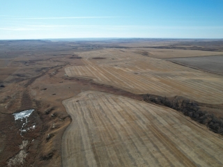 Map of Lacounte Farm East Unit: 640 acres North of Bainville