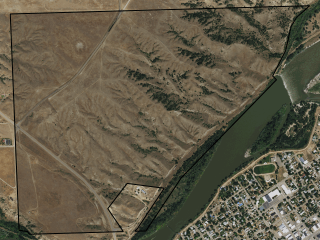 Map of Hunter's Paradise: 3652 acres SE of Forsyth