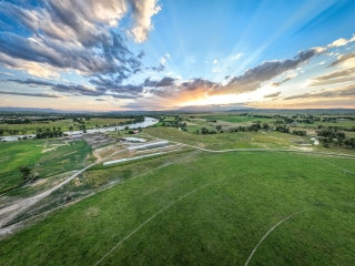 Map of Sweet Grass Farm on the Yellowstone: 493 acres NE of Big Timber