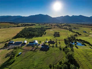 Map of St. Clair Ranch: 244 acres East of Stevensville