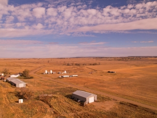 Map of Northern Plains Farm And Ranch: 2194 acres SW of Scobey