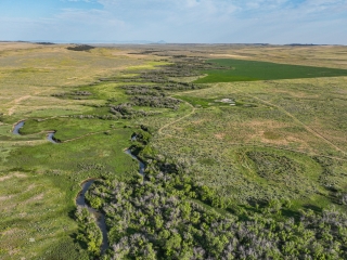 Map of Covey Rise Ranch: 1590 acres West of Winnett