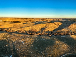 Map of Moon Creek Ranch: 16446 acres SW of Miles City