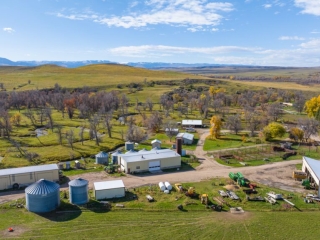 Map of Pass Creek Angus Ranch: 3456 acres South and West of Wyola