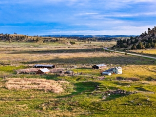 Map of Hillman Ranch: 4838 acres East of Roundup