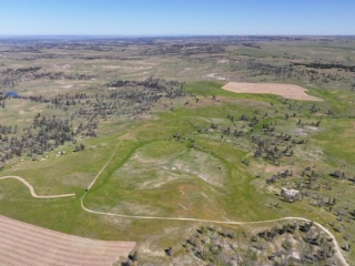 Map of Rough Creek Ranch: 3200 acres South of Hysham