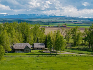 Map of River Road Ranch: 164 acres West of Bozeman