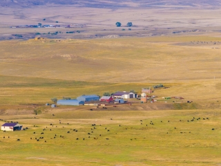Map of Shadow Ridge Ranch: 3670 acres SE of Broadus