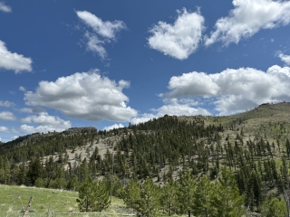 Map of Upper Deer Creek Ranch: 1970 acres South of Big Timber