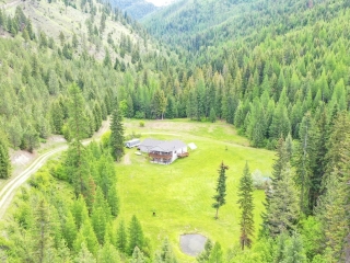 Secluded Montana Property with Off-Grid Home Inside National Forest