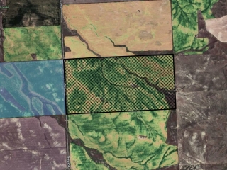 Map of 41500 Highway 253: 316 acres SW of Circle