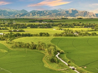 Map of Baden-Baden Ranch: 290 acres SE of Gallatin Gateway