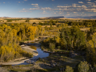 Map of Shields River Lodge: 283 acres West of Clyde Park