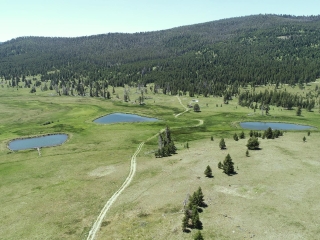 Map of Hope Creek Ranch: 673 acres SW of Canyon Creek