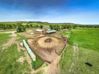 Map of Cottonwood Ranch on the Yellowstone: 442 acres SE of Columbus
