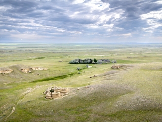 Map of Machino Spring Ranch: 3970 acres NW of Lavina