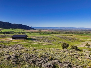 Map of Springhill Vistas Ranch at Four Bar Ranches: 201 acres NE of Belgrade