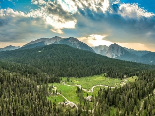 Map of Trapper's Cabin Ranch: 640 acres South of Big Sky