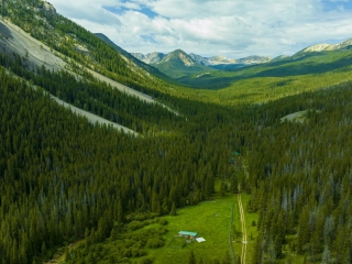 Map of Canyon Creek Guest Ranch: 321 acres West of Melrose