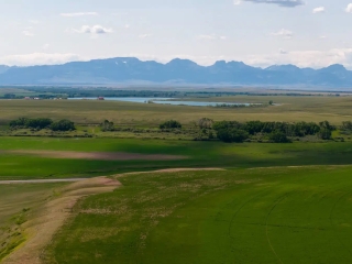 Map of Baker Spring Creek Ranch: 2541 acres NW of Choteau
