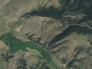 Map of #4 Tract: 201.61 acres SE of Helmville