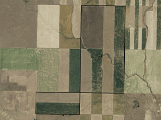 Map of 1,600 acres in Liberty County: 1600 acres South of Joplin