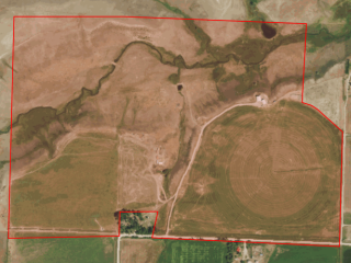 Map of 1111 1st Road NE: 224.12 acres NE of Fort Shaw