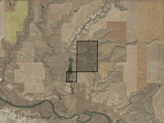 Map of 11555 River Road: 280 acres NW of Havre