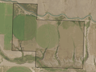 Map of 1311 2nd Road SW: 540 acres NE of Augusta