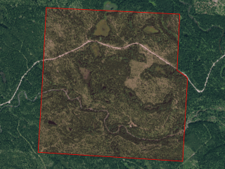 Map of 1355 Lindbergh Lake Road: 450 acres South of Condon