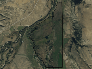 Map of 137 East Boulder: 337.55 acres South of McLeod