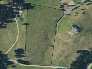 Map of 150 Granite Hill Road: 12.33 acres SW of Kalispell