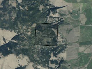 Map of 210 Slaughterhouse Lane: 639 acres West of Philipsburg