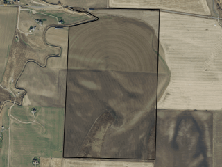 Map of 215 Acres on Blackwood Road: 215 acres SW of Bozeman