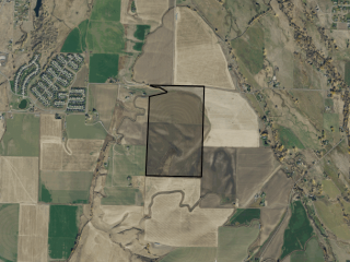 Map of 215 Acres on Blackwood Road: 215 acres SW of Bozeman