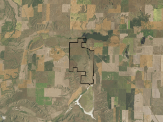 Map of 2172 Montague Road: 964 acres SE of Fort Benton
