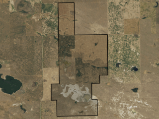 Map of 2196 acres in Phillips County: 2196 acres 10 miles West, Dodson