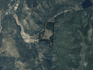 Map of 222 Sickler Creek Road: 428 acres SW of Kalispell 
