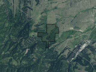 Map of 2261 Mullan Trail: 519 acres SW of Gold Creek