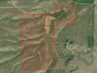 Map of 299 Stillwater River Road: 765 acres West of Absarokee