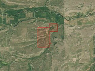 Map of 299 Stillwater River Road: 765 acres West of Absarokee