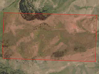 Map of 320 +/-acres Cold Creek Retreat: 320 acres SW of Ennis