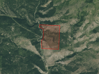 Map of 338 Bear Gulch Road: 256 acres NW of Drummond