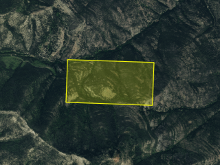 Map of 3385 Gladstone Creek Road: 320 acres West of Wolf Creek
