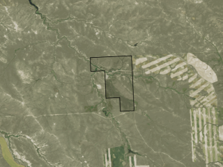 Map of 384 Road 102: 320 acres NW of Miles City