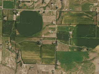 Map of 397 Acres in Cascade County: 397 acres NW of Vaughn